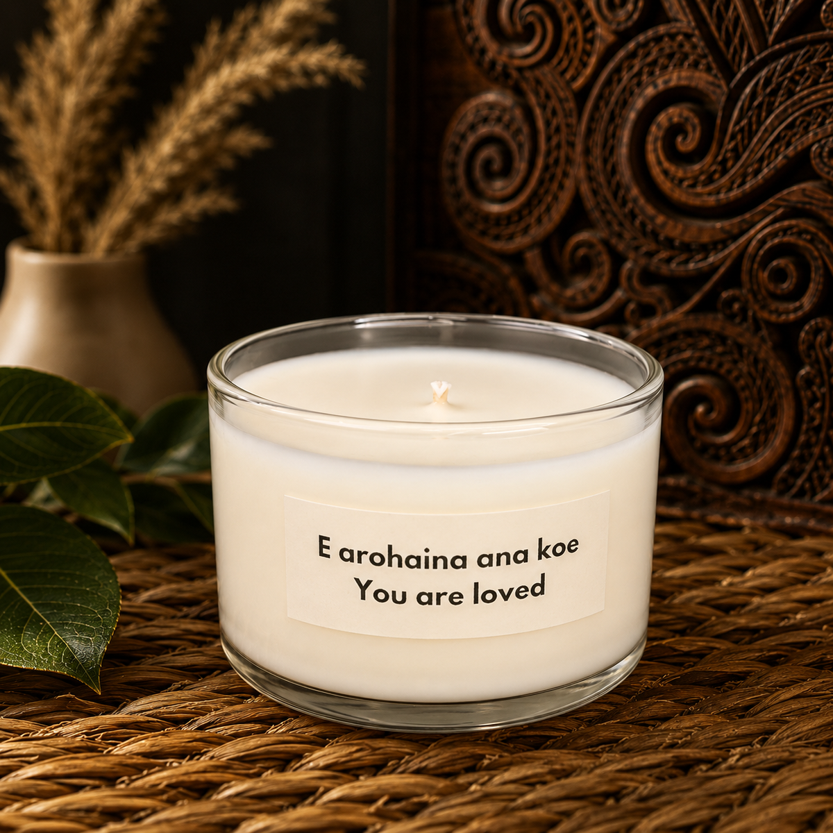 Maori You are loved Candle (225g)