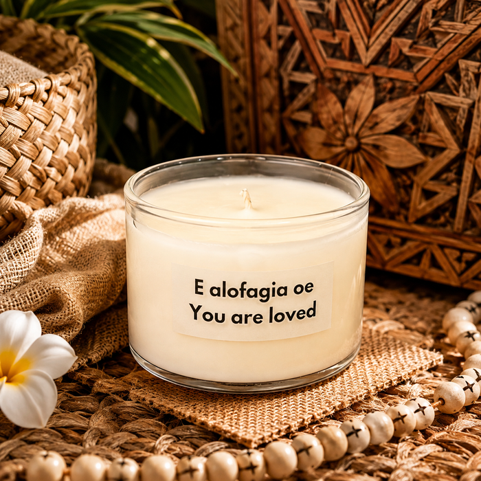 Samoan You are loved Candle (225g)