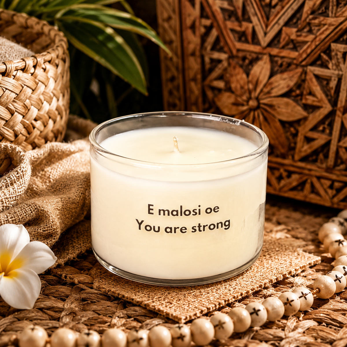 Samoan You are strong Candle (225g)