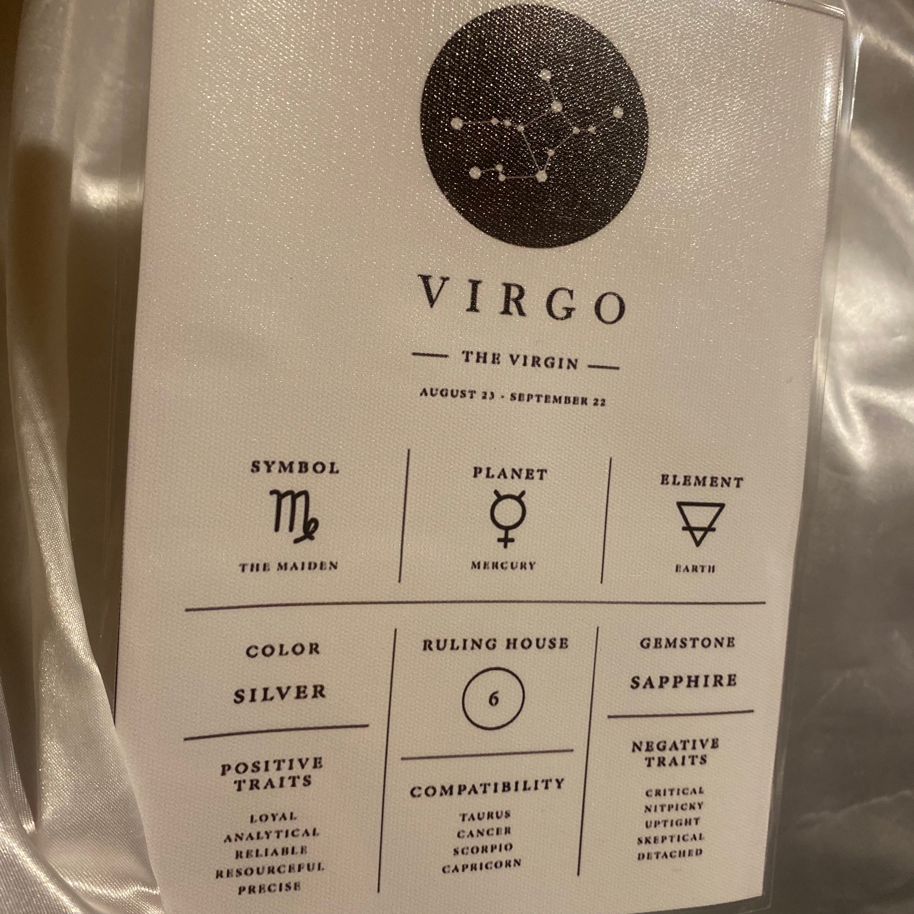 Virgo Zodiac Chart