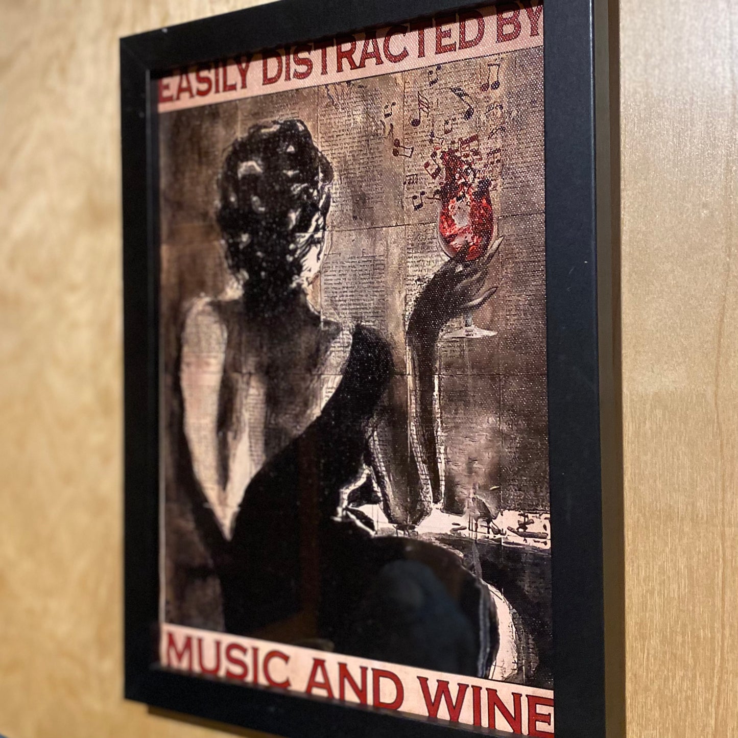 Easily Distracted By Music & Wine
