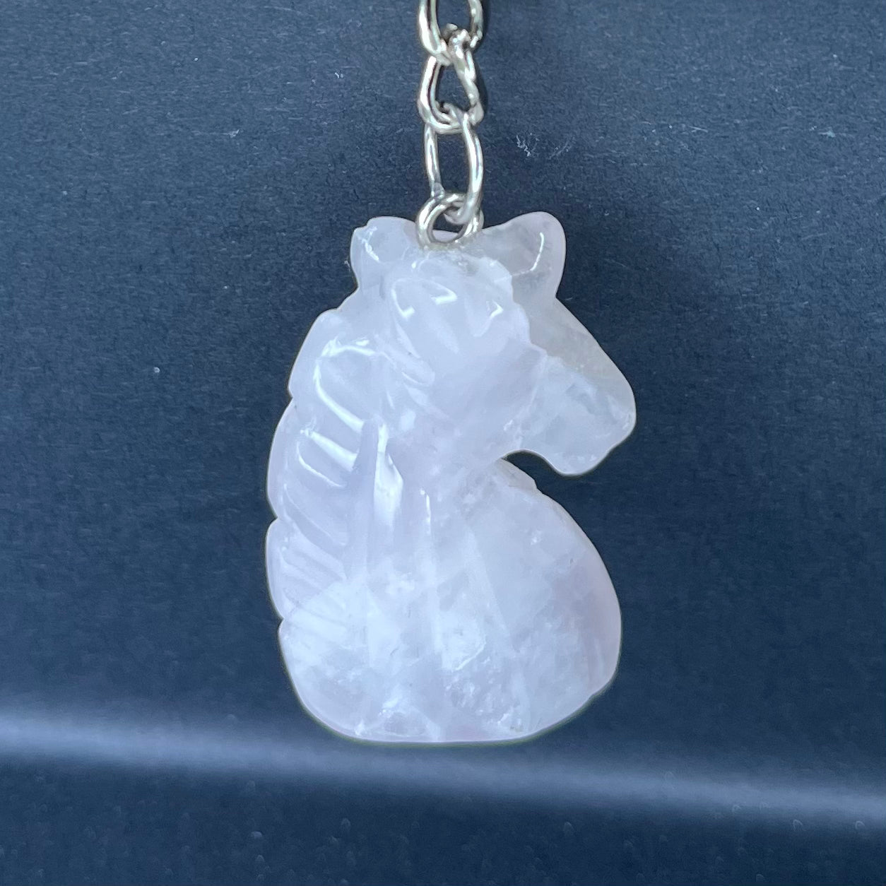 Carved Unicorn Keychain