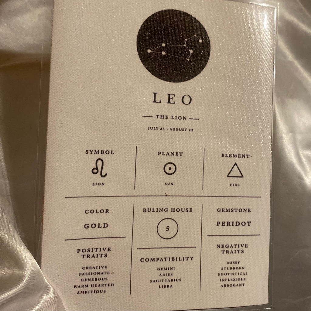 Leo Zodiac Chart
