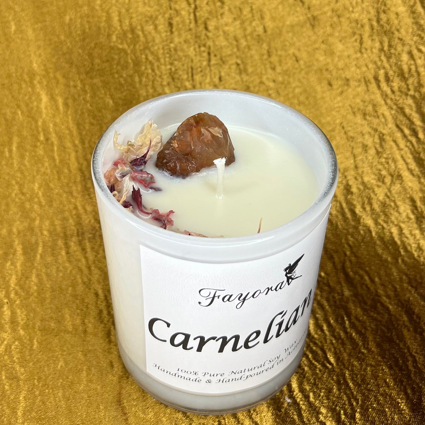 Carnelian Mini Candle