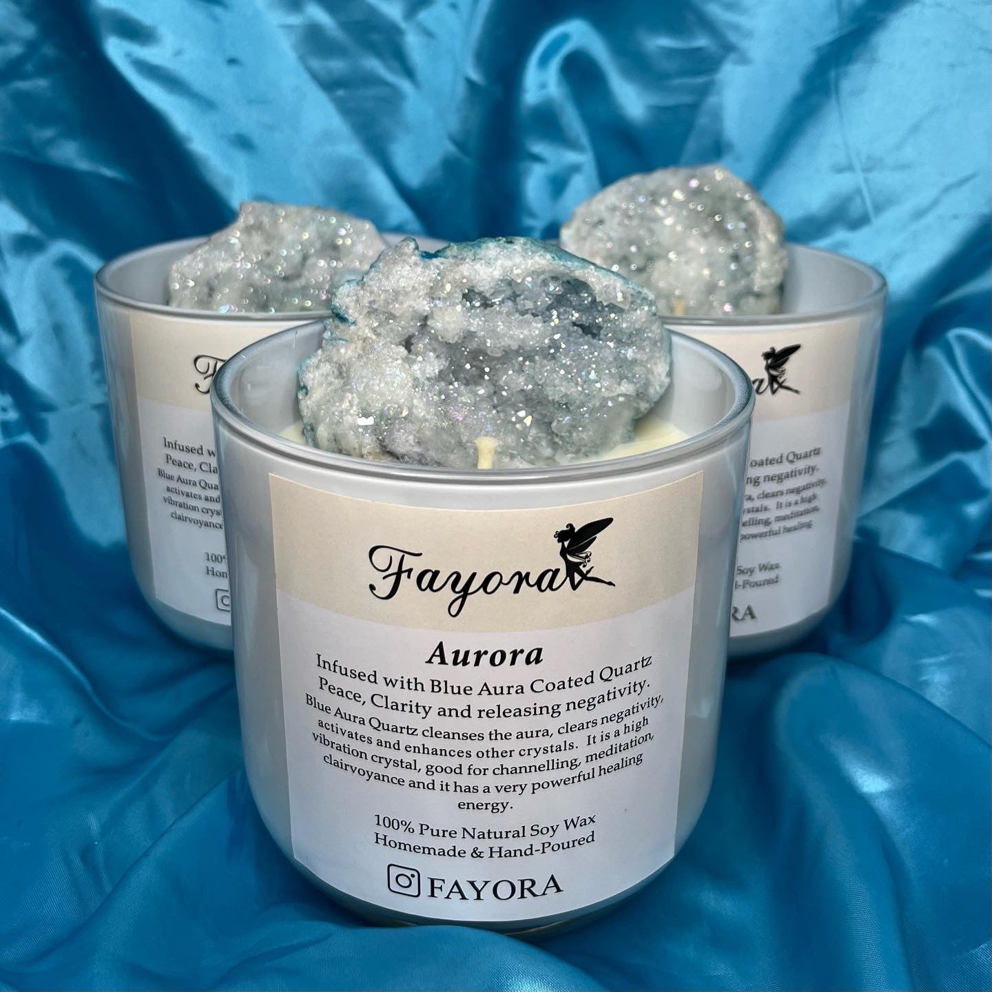 Aurora Crystal Candle (650ml)
