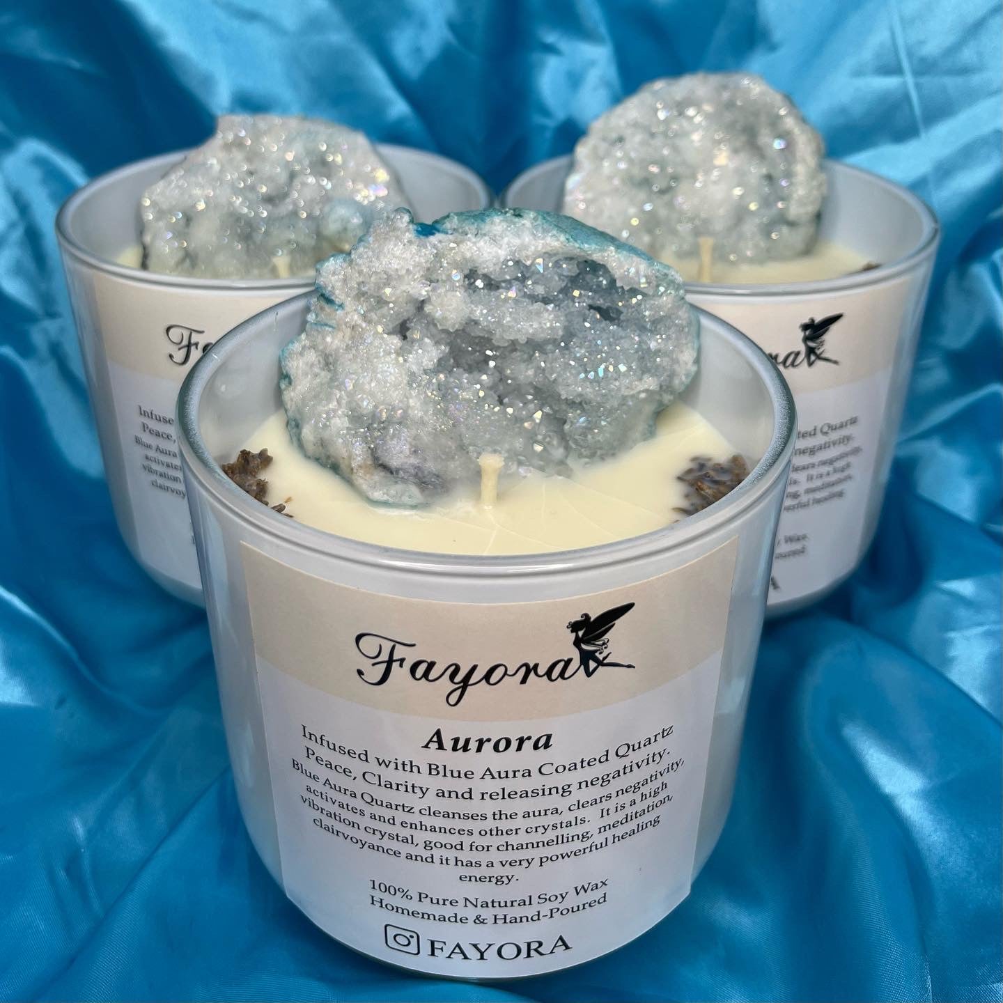 Aurora Crystal Candle (650ml)