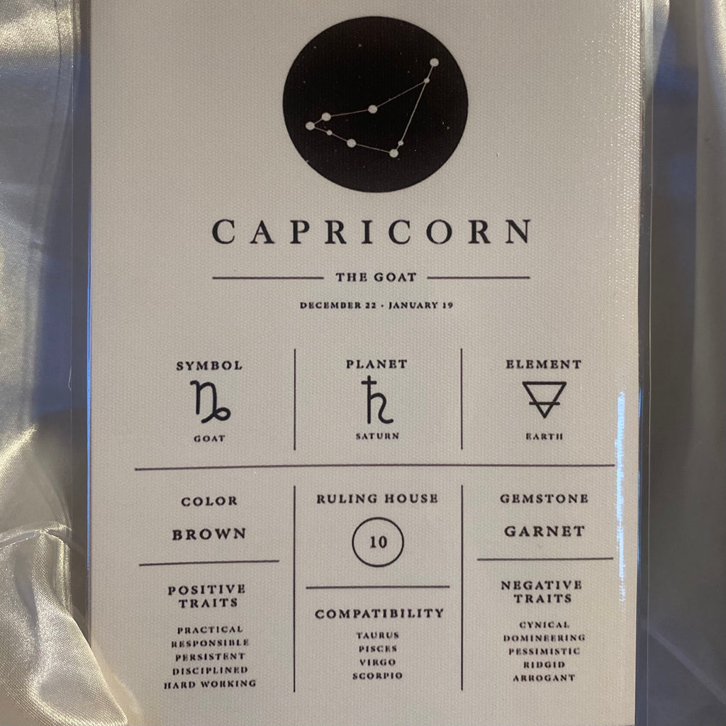 Capricorn Zodiac Chart