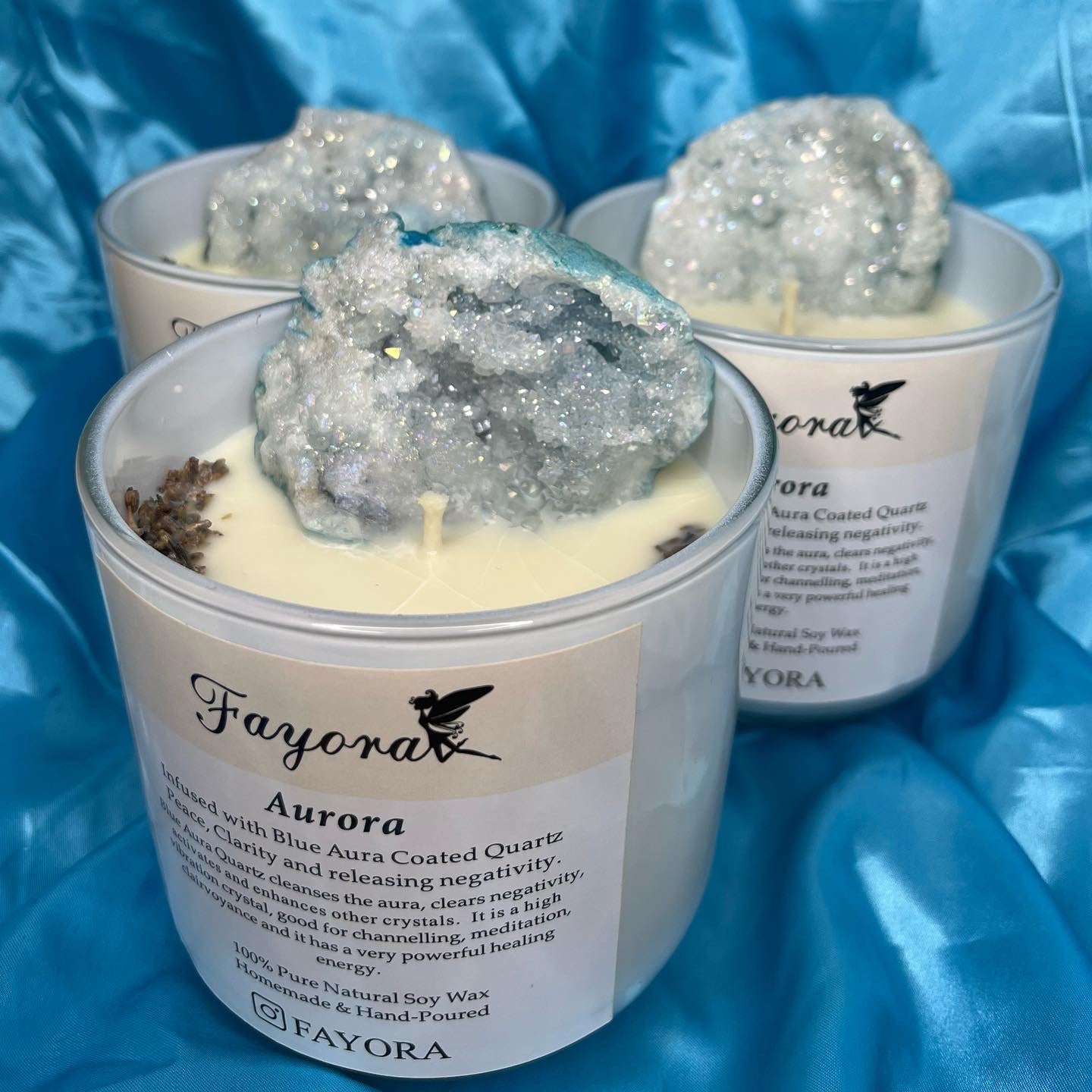 Aurora Crystal Candle (650ml)