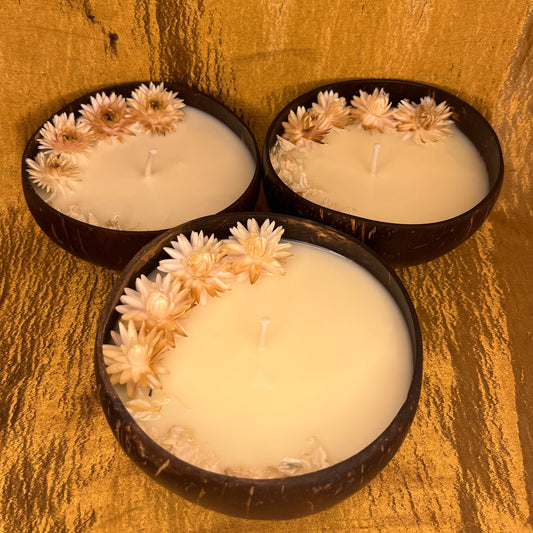 Floral Royalty Coconut Candle