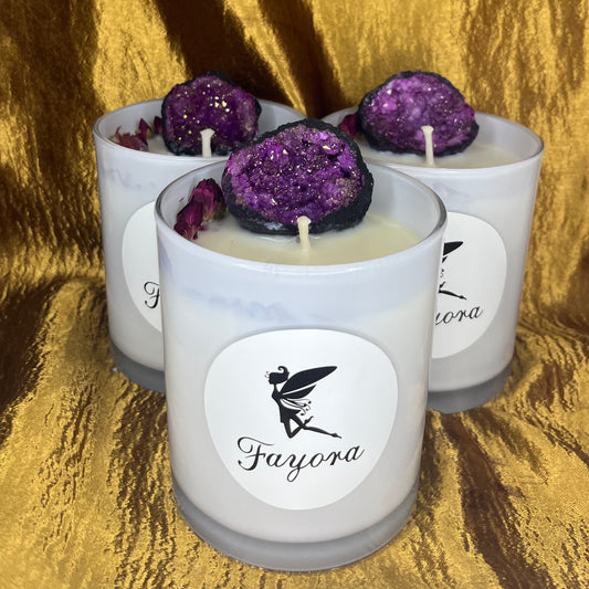 Periwinkle Princess Candle