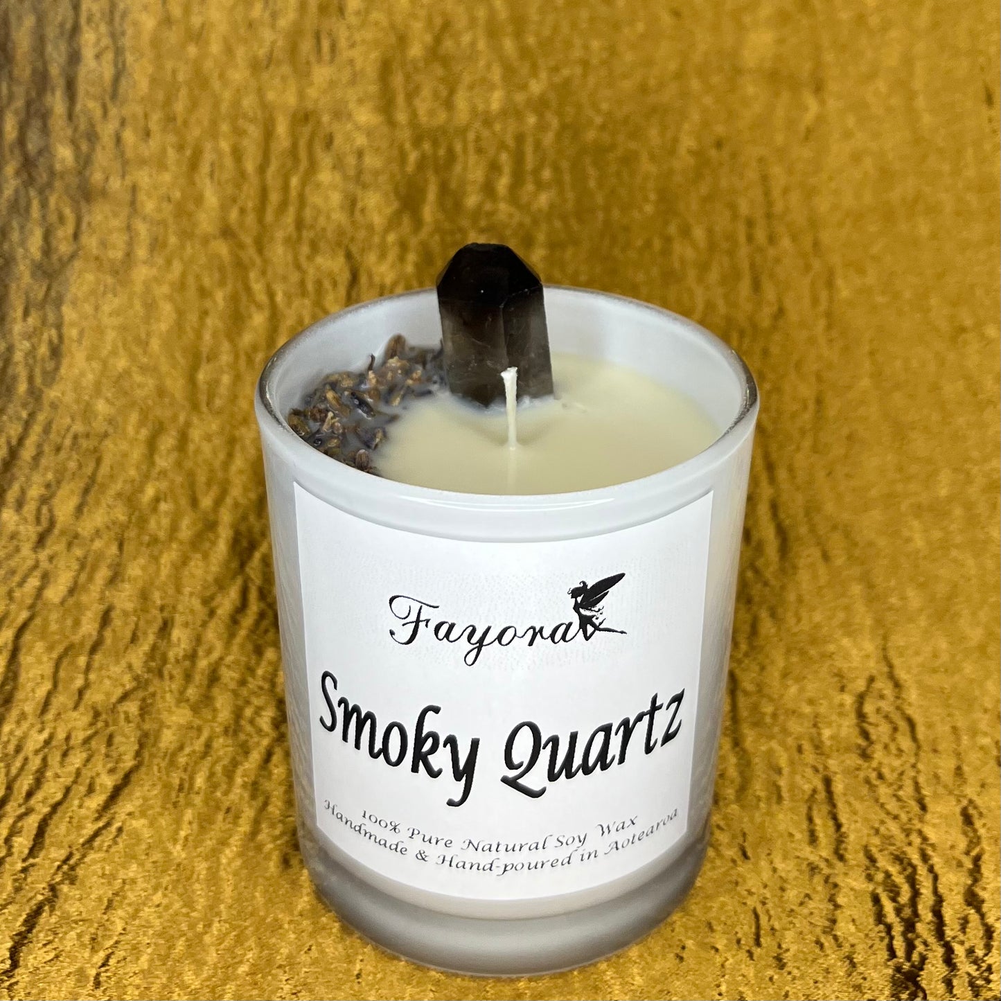 Smokey Quartz Mini Candle