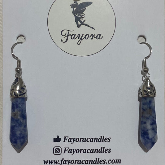 Point Crystal Earring